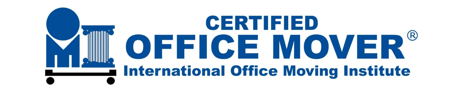 IOMI certified office movers at work