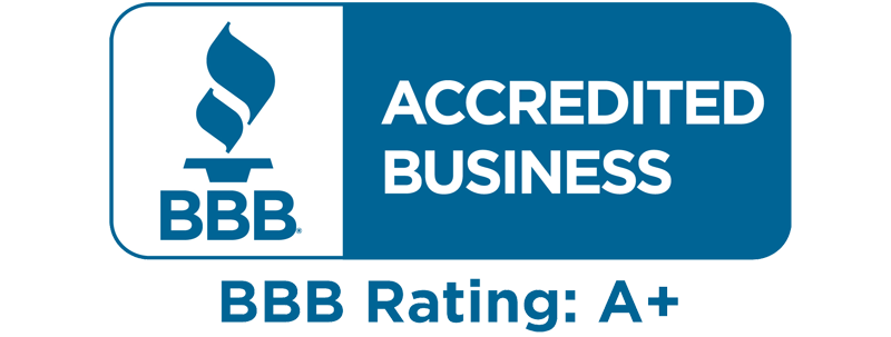 Better Business Bureau A+ accredited business rating