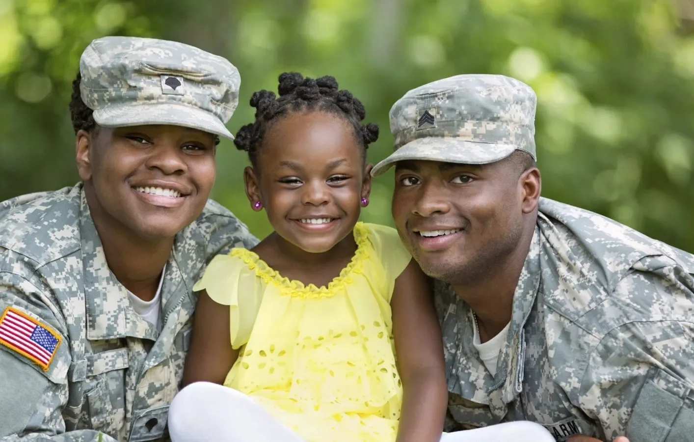 Military family preparing for a relocation