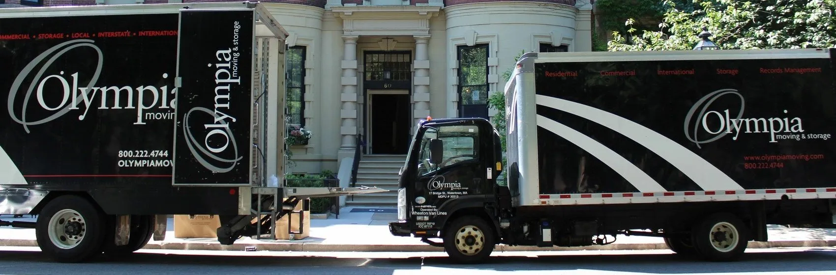 Olympia Moving & Storage crew members at work
