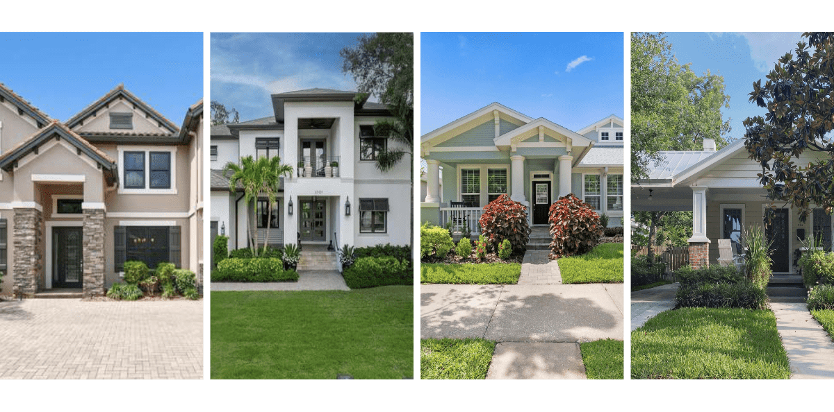 Homes in Tampa residential neighborhoods