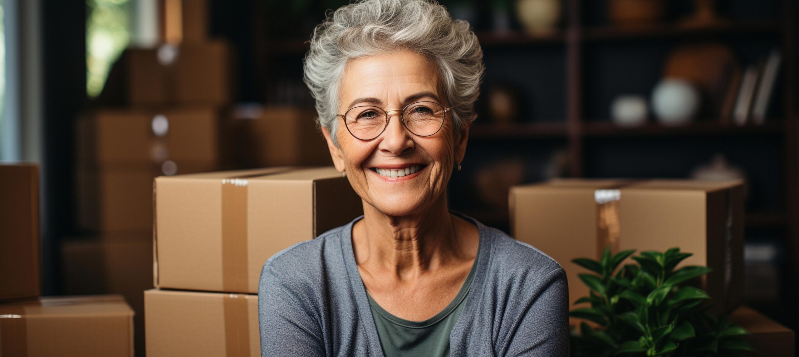 Olympia mover assisting a senior client with a relocation
